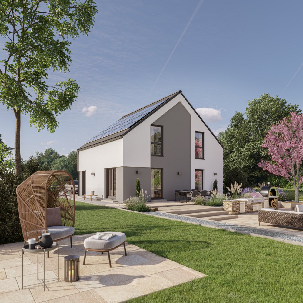 Freistehendes Haus in 2. Reihe,  auf 430 qm Sonnengrundstück!