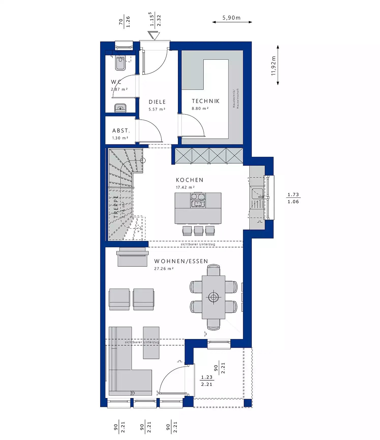 Stylisches Doppelhaus in Traisa mit Keller!