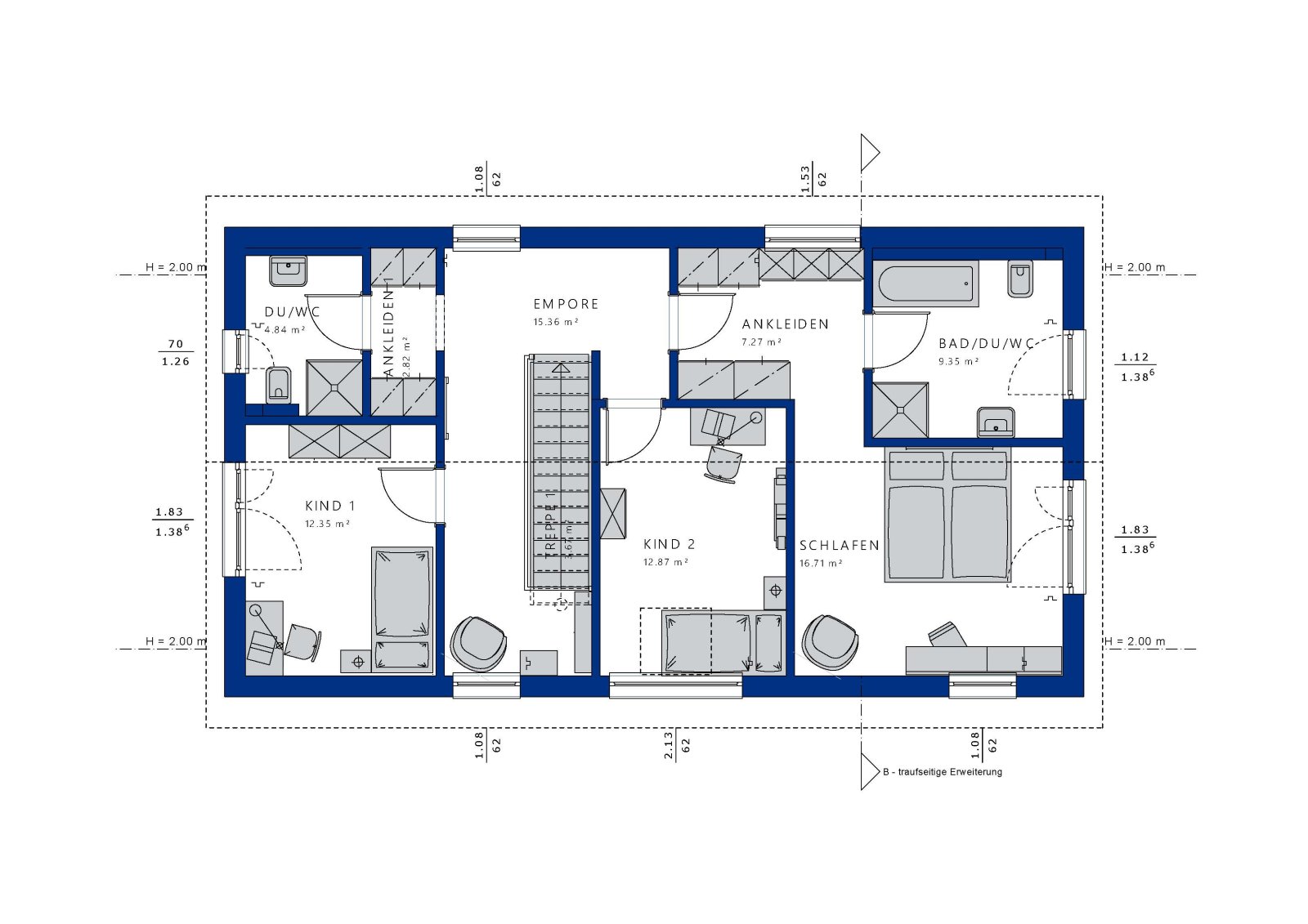 Zentrale Lage mit schönem großen Grundstück